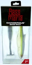 BASS MAFIA · Dangerous Swimbait 7" · Blueback Herring (BMD-7-BBH) · 2 Pack