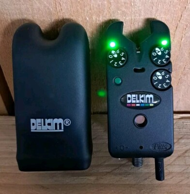 Delkim TXI Plus Bite Alarm GREEN / EMERALD GREEN Radio Bite Alarm Fishing Barbel