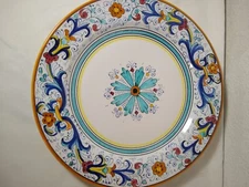 Beautiful Hand-Painted Vintage Ceramic Plate (Hand Signed) - 10" - FEE SHIPPING!