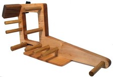 Telar para zurdos de 15 pulgadas hecho a mano para tejer cinturón y correa