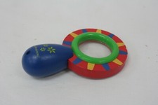 EDUCATIONAL DIE SPIEGELBURG CHILDRENS 1ST WOODEN MAGNIFYING GLASS 4 1/4" LONG