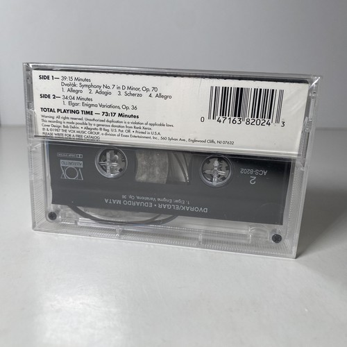 Eduardo Mata London Symphony No 7 In D Minor Op 70 Enigma Variations 36 Cassette - Picture 6 of 6