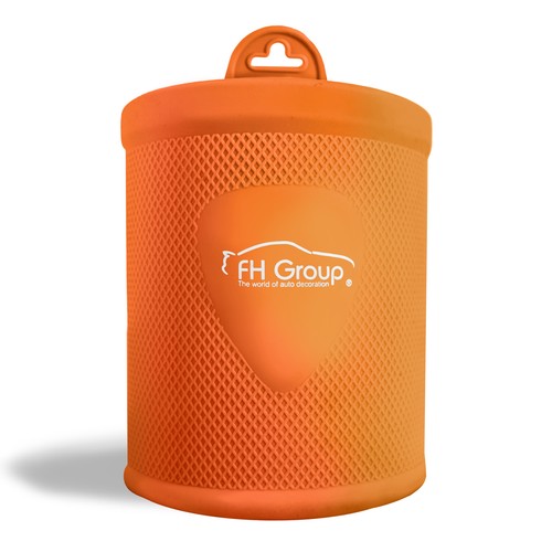 FH Group Silicone Cup Bottle Phone Holder, Car Organizer Storage for SUV, Orange - Picture 2 of 4