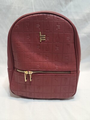 London Fog Collection ISA Embossed Signature Backpack Ruby  display picture 1