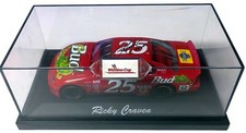 Ricky Craven signed 1997 Budweiser #25 Monte Carlo 1:24 Diecast Car w/ Case