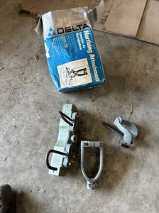 Vintage DELTA #17-905 (17905) Drill Press Mortising Attachment used