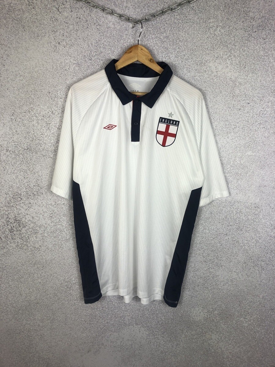 England National Team Umbro Retro Style Soccer Jersey Football