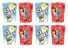 ICE BREAKERS Ice Cubes Variety Fruit Flavored, Sugar Free Gum Pack of 8 Sale 