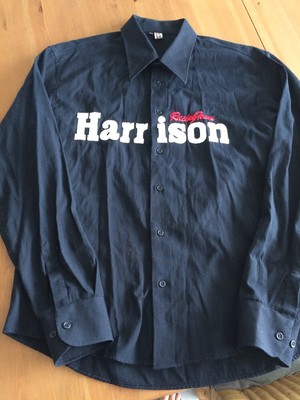Hemd Schwarz Gr. L Harrison Racing Team