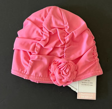 NWT Janie and Jack 12 24 M Pink Rosette Swim Cap Hat Seaside Cottage
