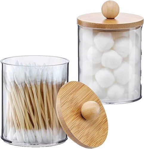 Chef Craft Porta Stuzzicadenti Tascabile In Bambù - Set Da 2 Con 60 Pezzi
