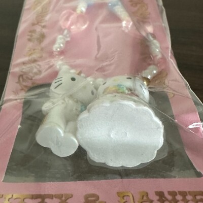 Hello Kitty Daniel Wedding Vintage Keychain pair 2001 SANRIO strap