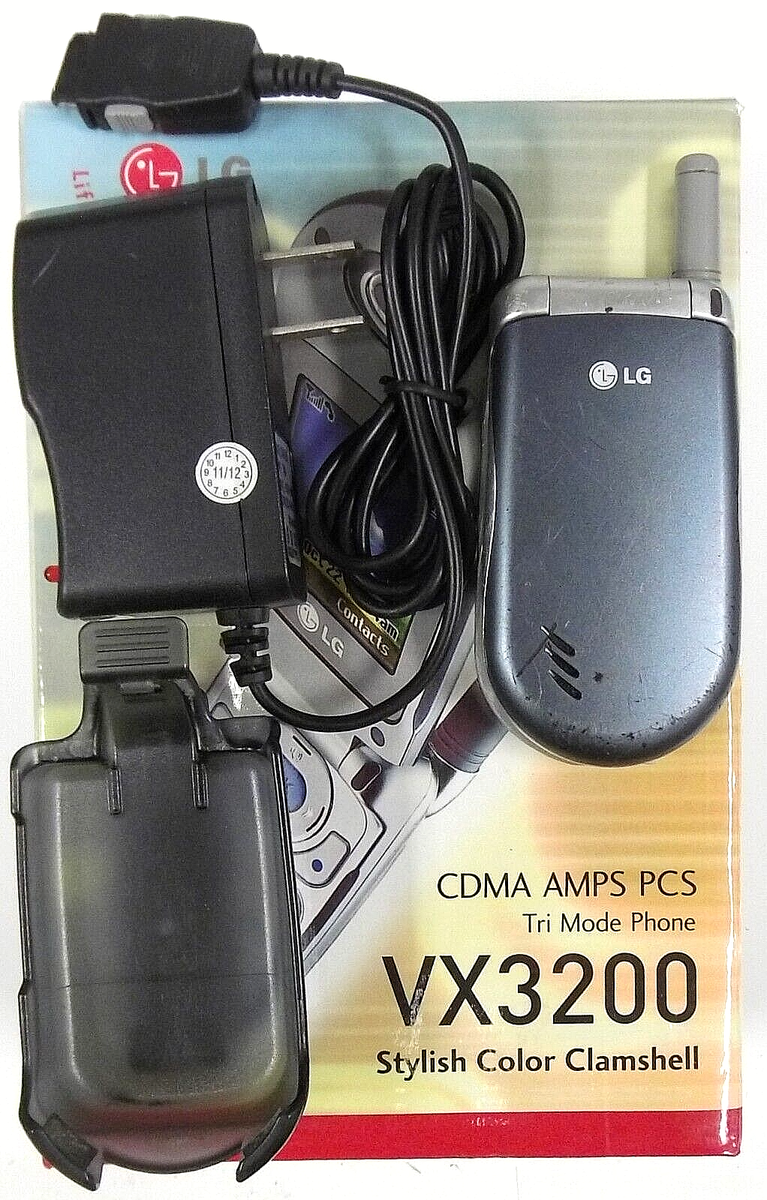 LG VX3200 - Gray and Silver ( Alltel ) Very Rare CDMA Flip Phone