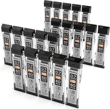 Nicpro 1200 PCS Lead Refills 0.7Mm HB #2 Break Resistant Mechanical Pencil Refil