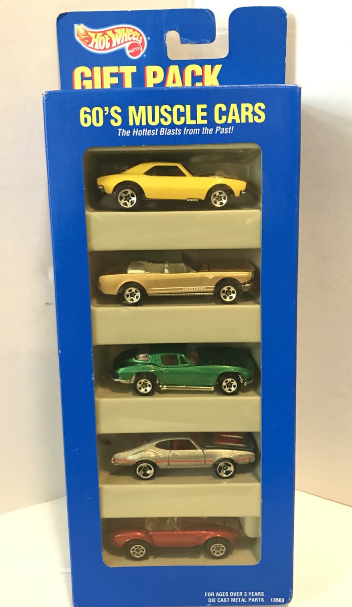 Vintage 1995 Hot Wheels - 60's Muscle Cars 5 Car Gift Pack #13503