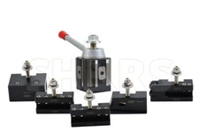 Shars 10 - 15 Quick Change Tool Post 6 Piece Set Piston Type #200 BXA M}