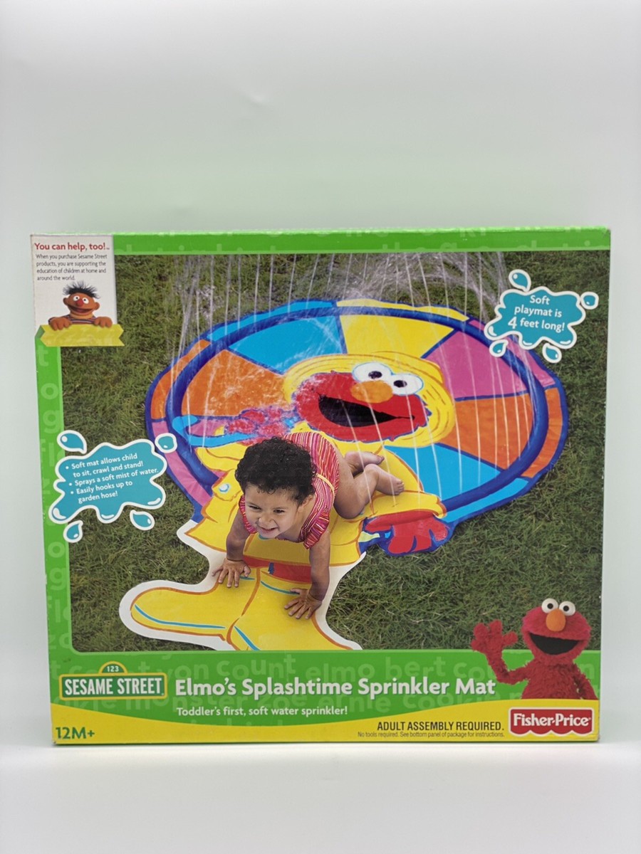 Elmo's Splashtime Sprinkler Mat Fisher Price Sesame Street 2007 NEW