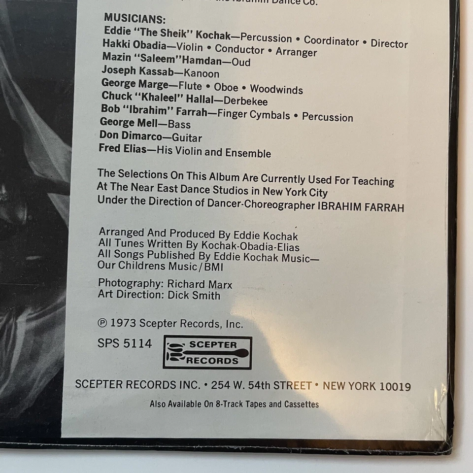 Eddie The Sheik Kochak Strictly Belly Dancing  Sealed New Scepter SPS 5114   - Image 3 of 4