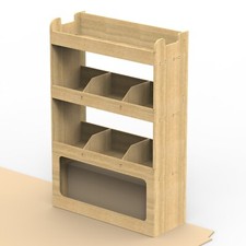 Ford Transit Racking Shelving MWB L2 LWB L3 vans ply 1.5m TALL rack- HR1