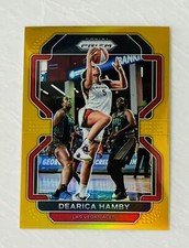 DEARICA HAMBY 2022 PANINI PRIZM WNBA #15 RARE GOLD /10 SSP LAS VEGAS ACES 🔥🔥