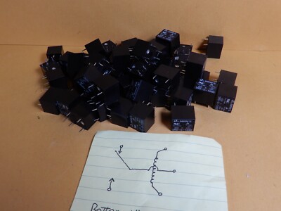 Sanyou SRD-S-105D 12A 125VAC SPDP PCB Mount Relays Qty 30+