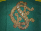 Vintage Yale University Calliopean Senior Honorary Society Wool Leather Banner — photo 5