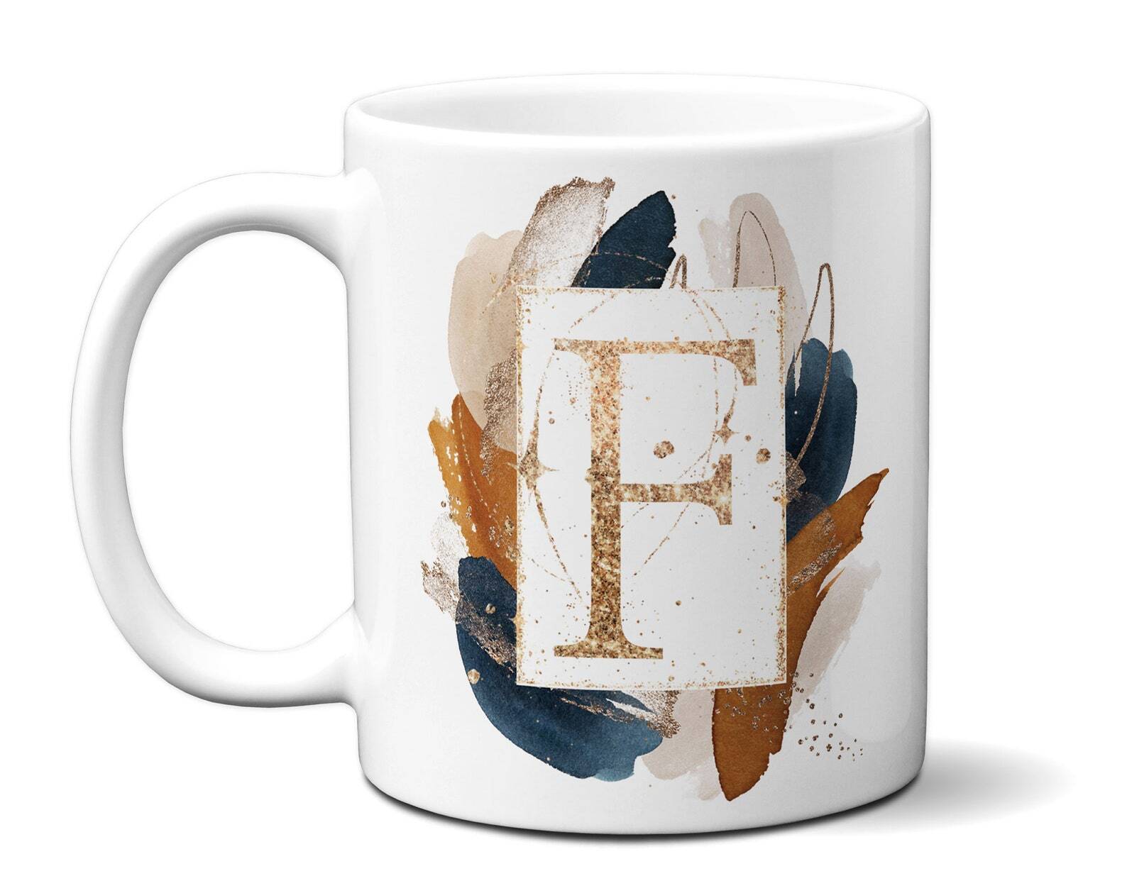 Personalized Letter F Mug Gift For Woman Coworker Colleague Employee From Boss O