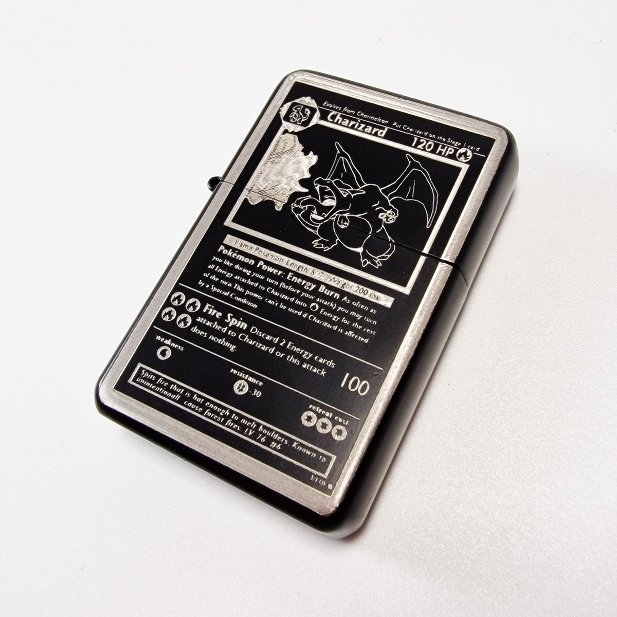 pokemon card lighter Charizard Zippo