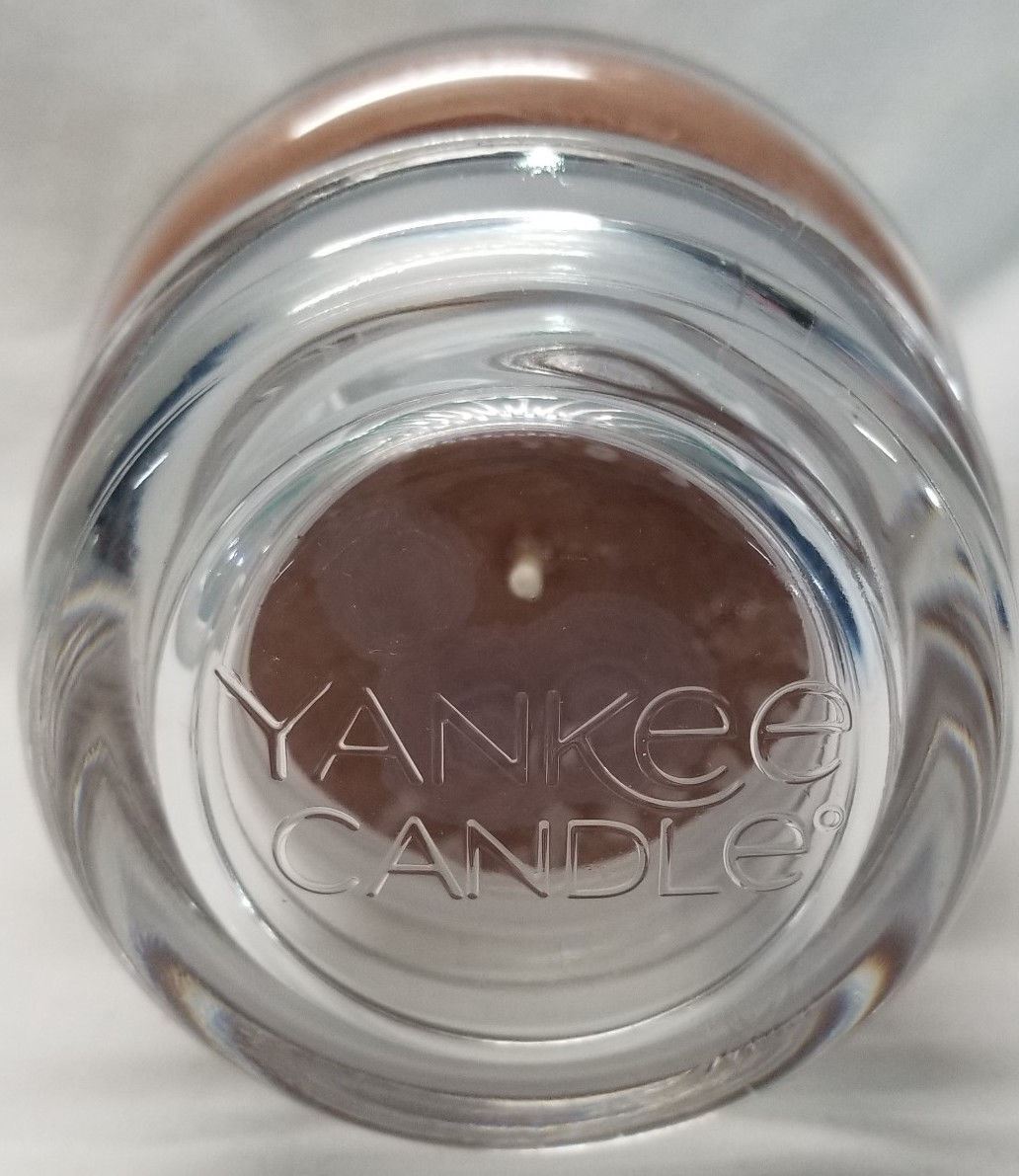 Yankee Candle CINNAMON VANILLA Large Jar 22 Oz Brown Housewarmer New