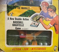Mystery Baseball Hasbro 1967 Double Action Baseball Bagatelle Pinball Game Toy