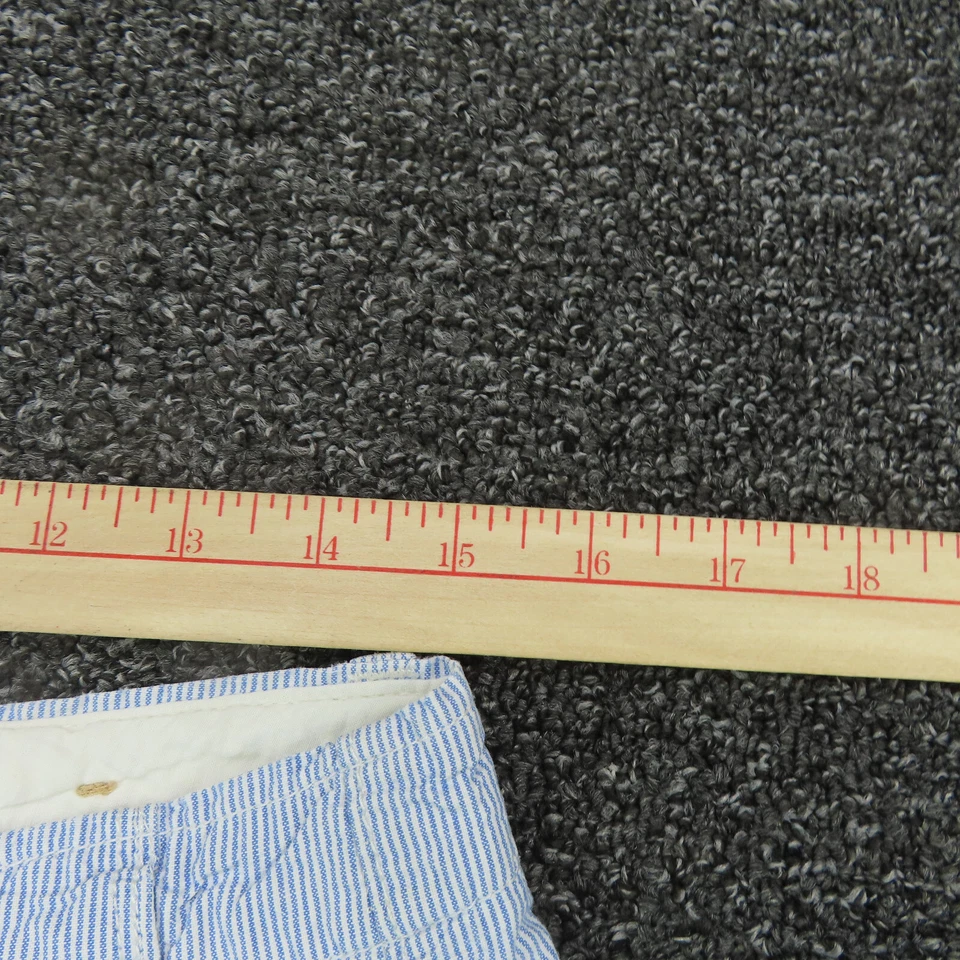 Pantalones Cortos American Eagle Adulto Talla 31 Azul y Blanco Rayas Clásicos 9 pulgadas Entrepierna Para Hombres Foto 4 de 4