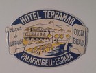 TERRAMAR Hotel luggage label PALAFRUGELL Spain