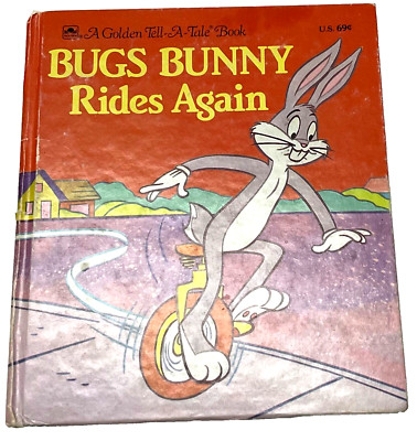 Bugs Bunny Rides Again Jean Lewis Golden Tell A Tale Book 1986 B