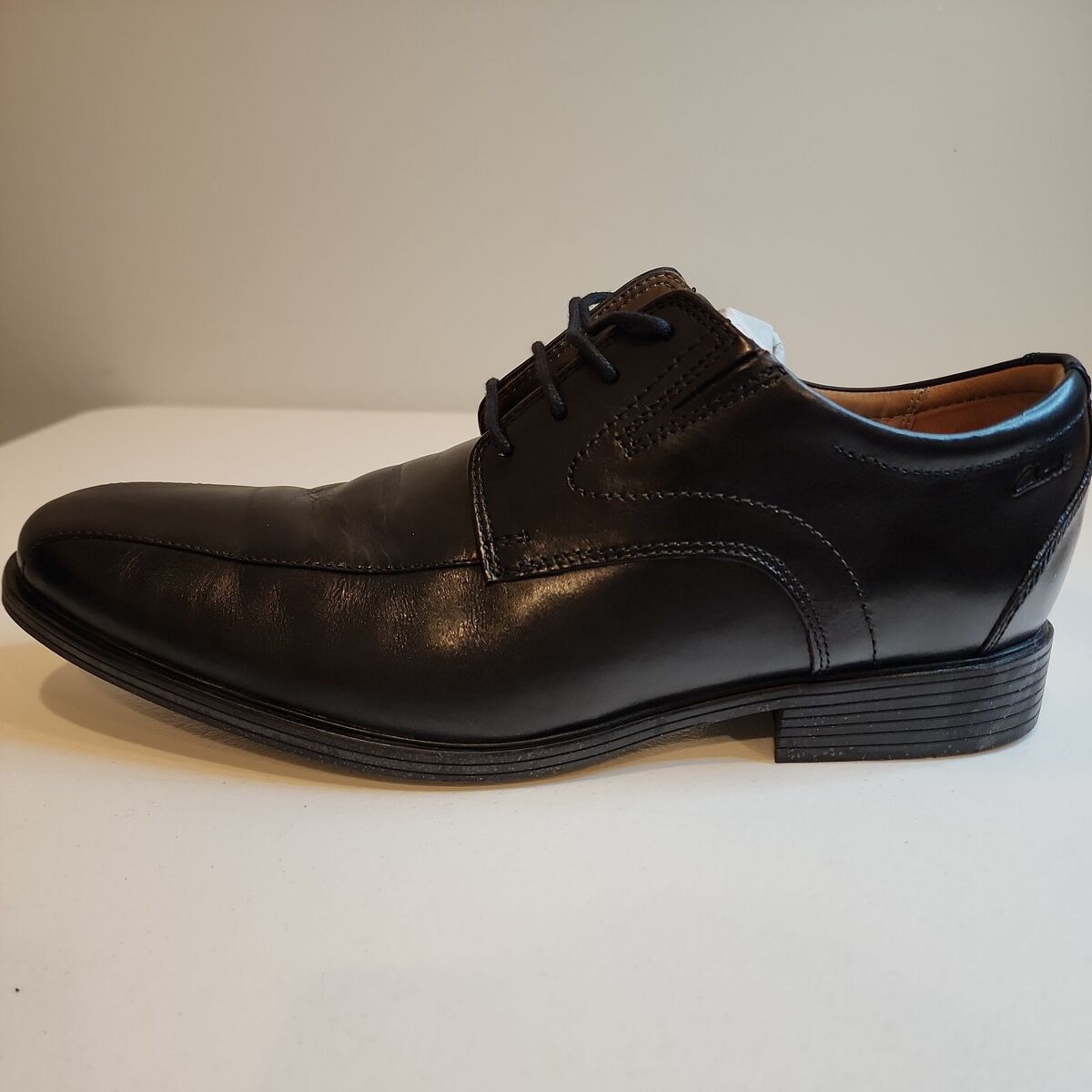 Clarks Mens Whiddon Cap Black Leather Oxford Dress Shoe Size Clarks Mens Whiddon Cap Black Leather Oxford Dress Shoe Size