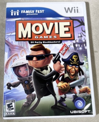 Nintendo Wii Movie Games Video Game 2008 Ubisoft Family Fest