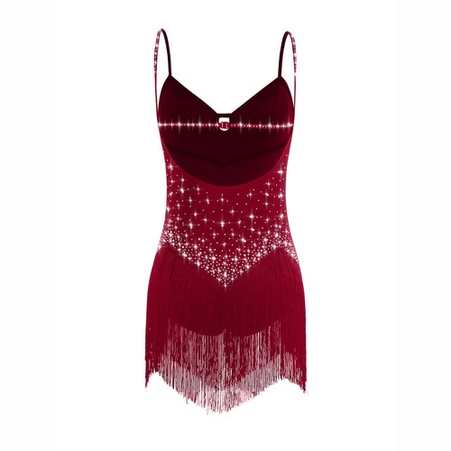 Mujeres Disfraz Vestidos Latinos Salsa Leotardo Cha-Cha Ropa de Baile Tango Body - Imagen 27 de 37