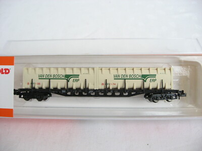 W107/16* Arnold N 4762 Container-Tragwagen 4-achsig ''VAN DEN BOSCH ERP'' OVP TOP