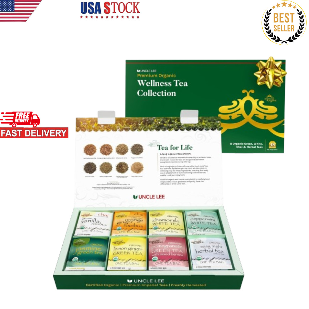 Gift Set - Wellness Tea Sampler Gift Box With Green Teas Pac