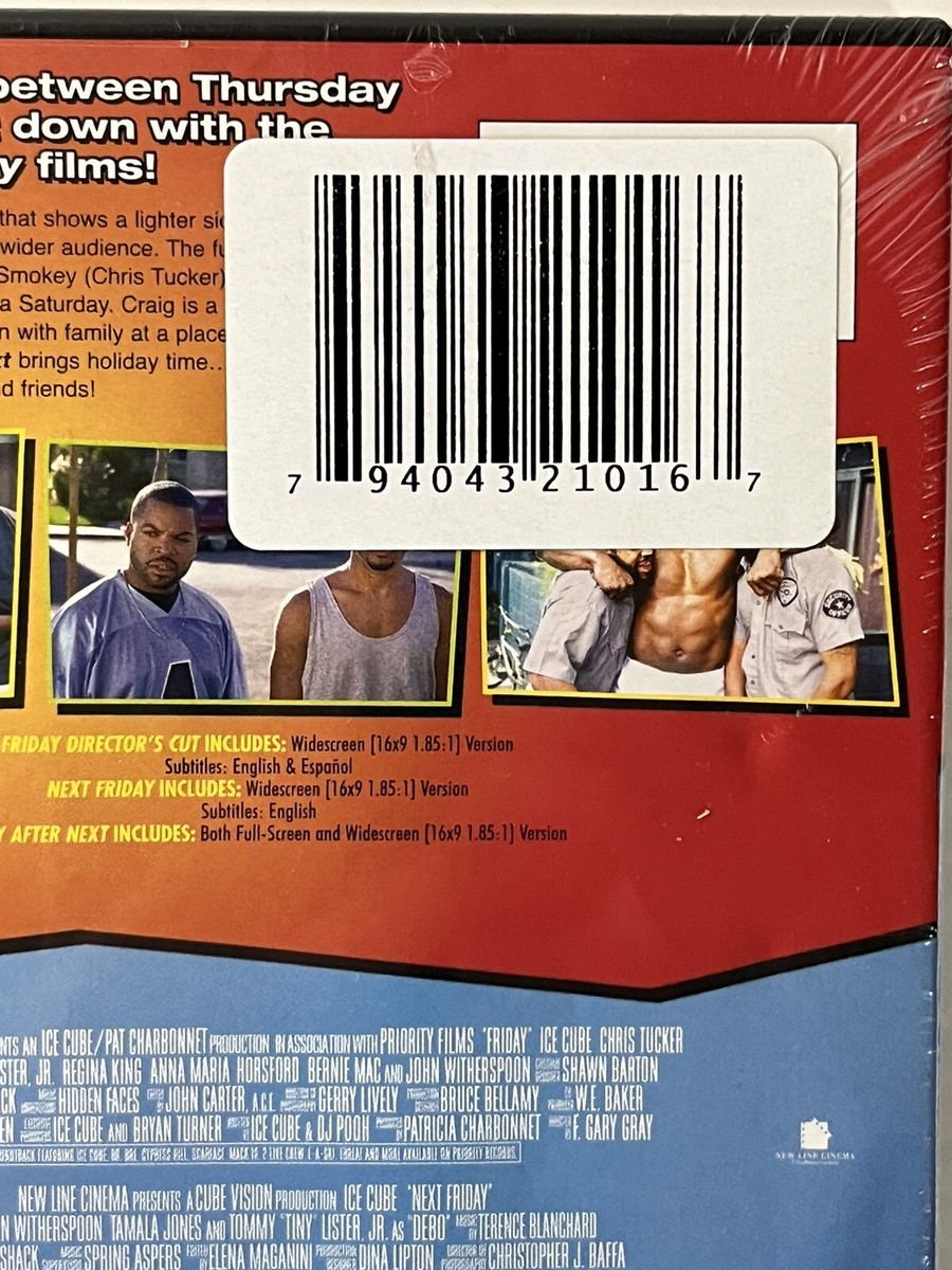 【希少】 Friday DVD 3本セット Ice Cube主演　輸入版 Friday 3 Movie Collection With Ice Cube Chris Tucker & Mike Epps