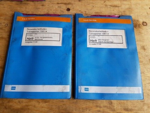 VW Bus Transporter T4 Reparaturleitfaden 1.8L 4 Zyl Vergaser Zünd Motor PD 1991>