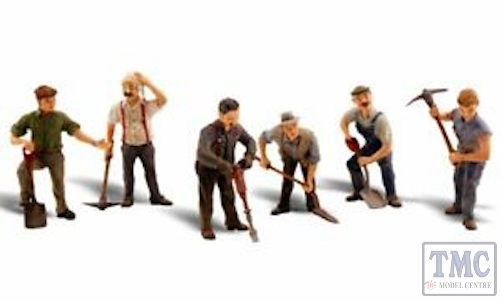 A2761 Woodland Scenics Painted Figures O Scale Road Crew