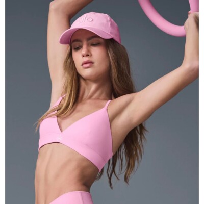 Alo Splendor Bra NWT Sweet Pink | eBay