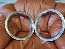 2-15inch stainless steel trim rings