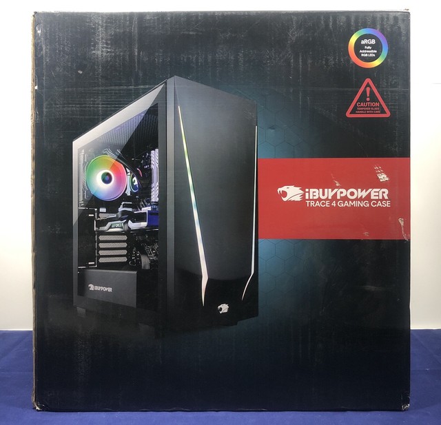iBuyPower Gaming PC Computer Desktop Trace 4 9310 Ryzen 5 RX 5500 XT