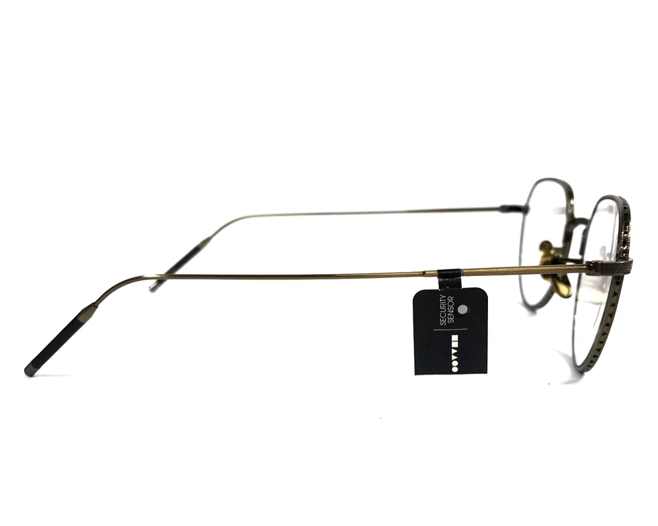 Oliver Peoples x Takumi Eyeglasses Frames OV1298T 5284 TK-4 Ant Gold 47-22-145 - Image 4 of 4