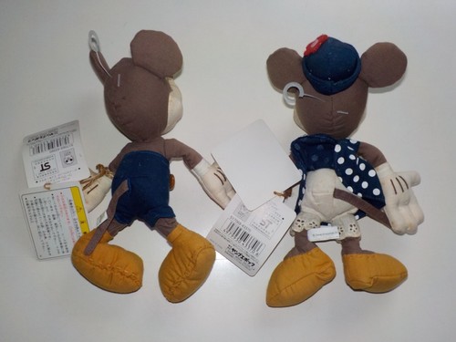 Tokyo Disney Sea Japan Mickey Minnie Mouse Workshop Made Plüschfigur Kuscheltier - Bild 2 von 13