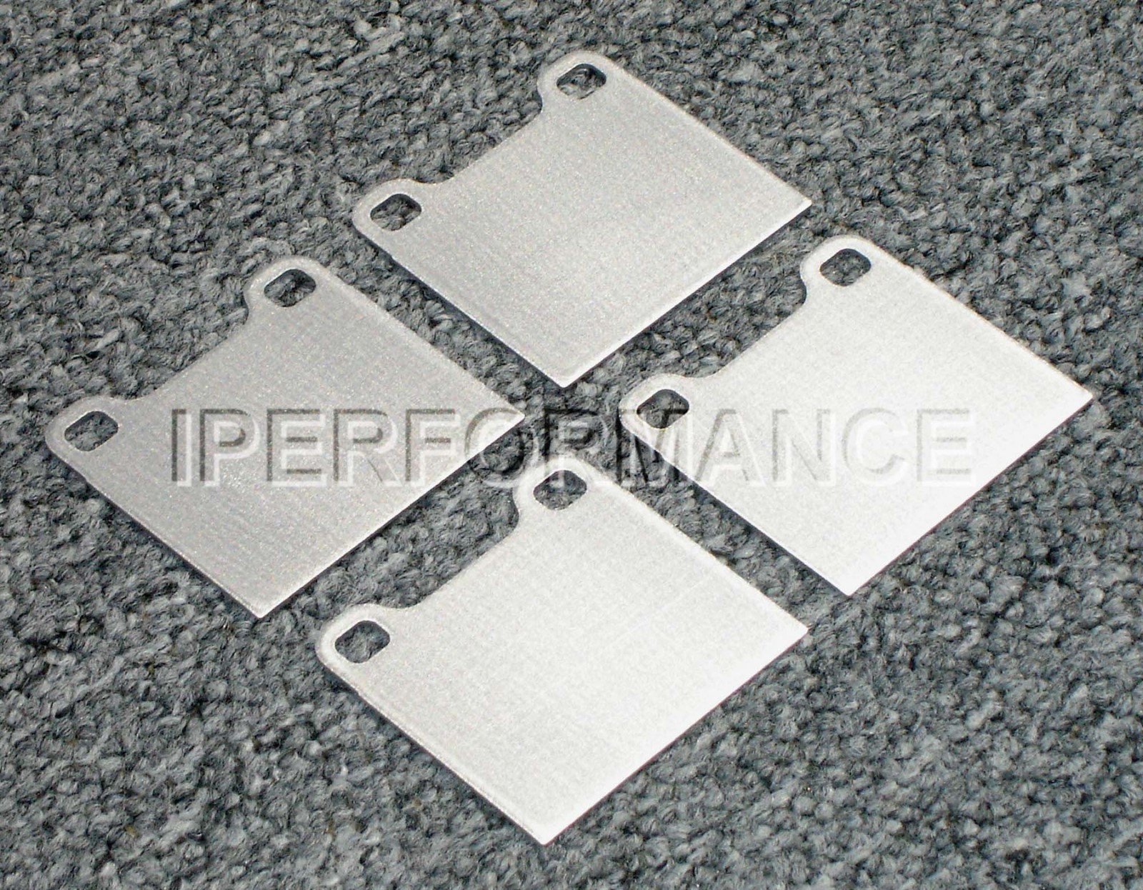 Titanium Brake Pad Shim Heat Shield Set for Ferrari 308 GTB, GTS 1975-1985, Rear