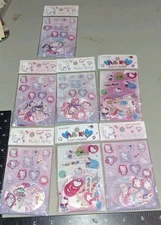 Vintage Stickers  Sanrio Hello Kitty 7 Flakes Bags Lot 12 RARE 