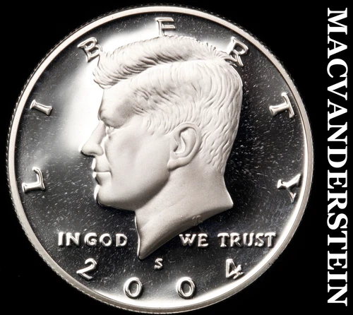 2004-S Kennedy Half Dollar- Silver Choice Gem Proof Luster No Reserve #i7474