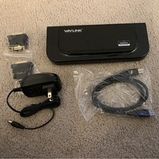 HDMI HUB USBA/C Laptop Docking Station RJ45 6 USB A DVI to VGA for Mac Windows